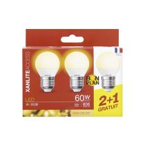 Lot de 3 Ampoules XANLITE E27 Type P45