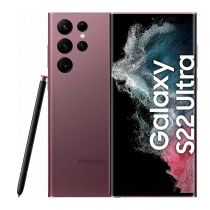 Smartphone SAMSUNG Galaxy S22 Ultra 5G 128Go Bordeaux Reconditionné grade éco