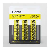 Lot de 36 Piles UNIROSS LR06 AA