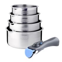 Lot casseroles ARTHUR MARTIN inox 18/10  14-16-18-20 cm