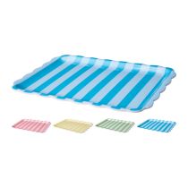 Plateau mélamine festonné 36,5 x 28,5cm