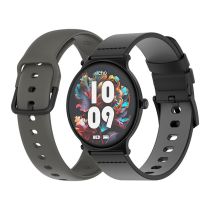 Montre connectée ECHO Rainbow Sunset noir - 2 bracelets