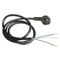 Câble d'alimentation électrique 3 x 1,5 mm2 avec fiche secteur intégrée ÉLECTRO DÉPÔT
