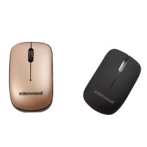 Souris sans fil Mini 2 capots silencieuse EDENWOOD MMSBG01