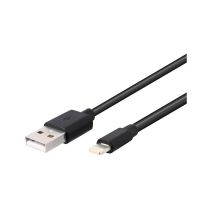 Câble Lightning / USB HIGH ONE 1M Noir