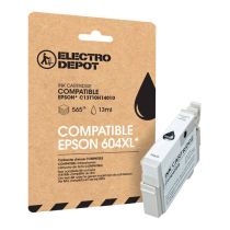 Cartouche d'encre ELECTRO DEPOT compatible EPSON E 604 XL noir - Ananas