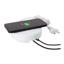 Chargeur à induction et secteur 4 ports USB et USB-C EDENWOOD 77W Blanc