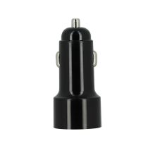 Chargeur allume cigare 2 ports USB HIGH ONE 12W Noir