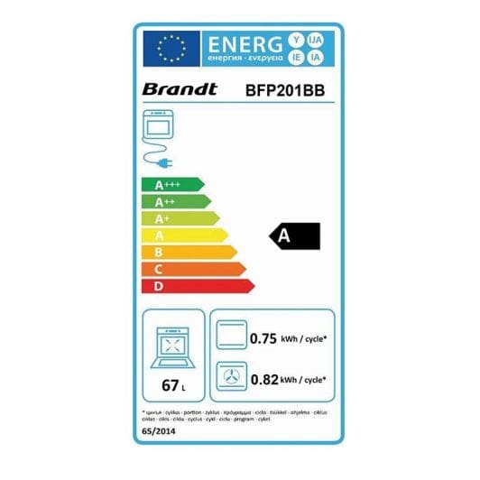 Four chaleur tournante BRANDT BFP201BB