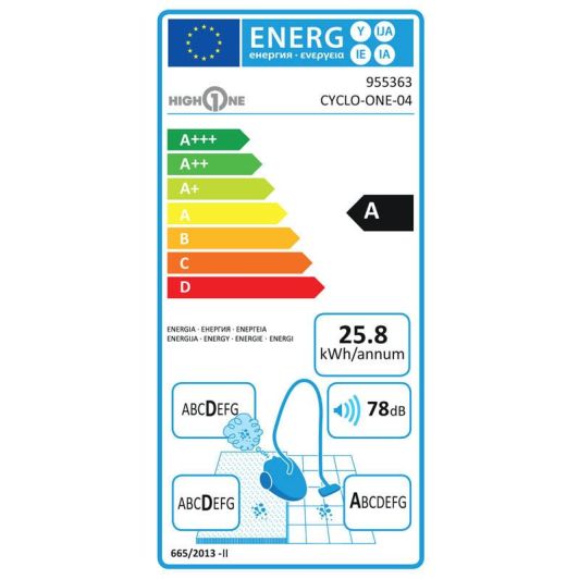 Aspirateur sans sac HIGH ONE CYCLO-ONE-04