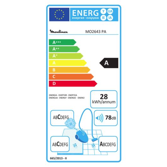 Aspirateur MOULINEX MO2643PA