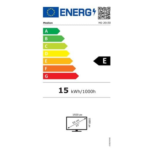 Ecran PC 22