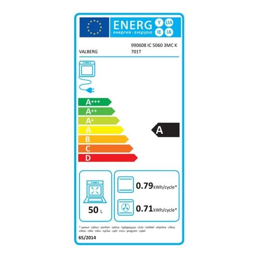 Cuisinière induction VALBERG IC 5060 3MC K 701T
