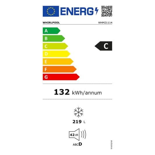 Congélateur coffre WHIRLPOOL WHM21114