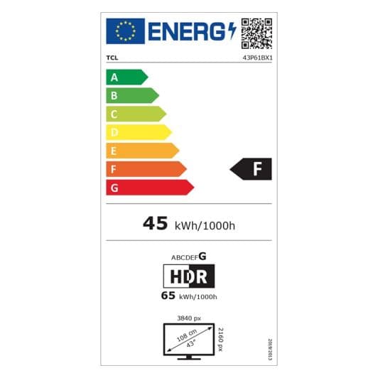 TV UHD 4K 43