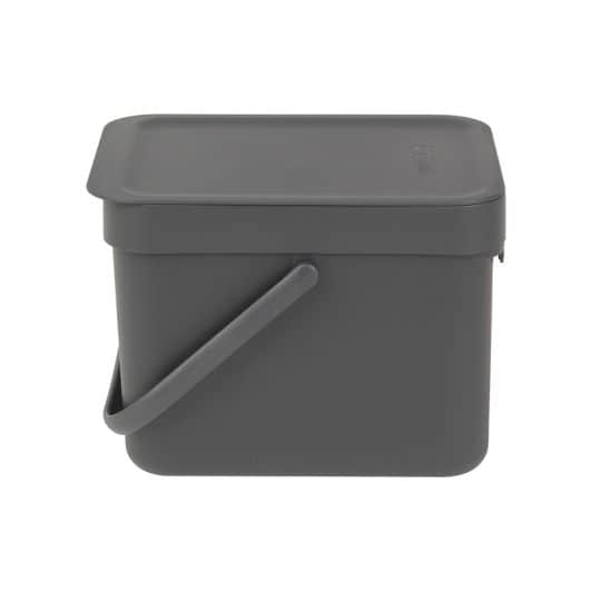 Poubelle BRABANTIA Sort&go 6L grise