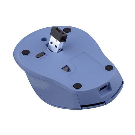 Souris sans fil TRUST ZAYA rechargeable bleue