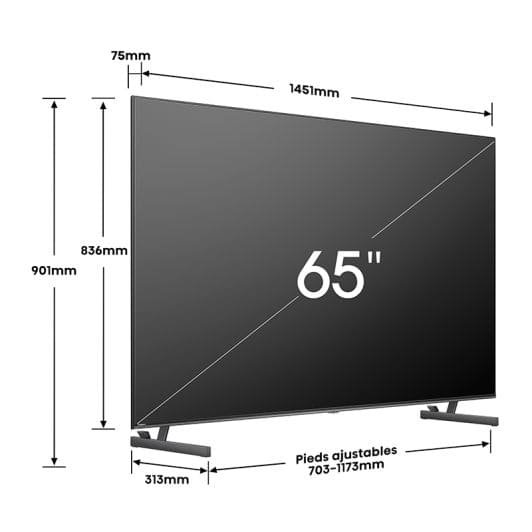 TV Mini-LED 65'' HISENSE 65U6NQ