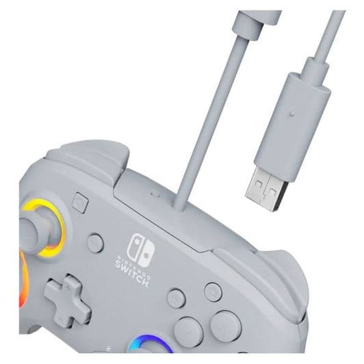 Manette filaire PDP AFTERGLOW WAVE gris