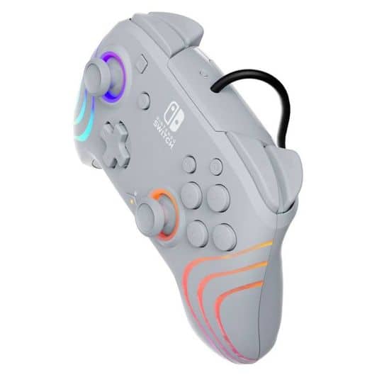 Manette filaire PDP AFTERGLOW WAVE gris