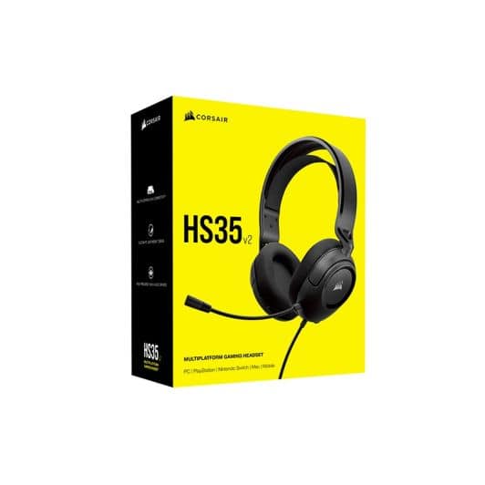 Casque gaming CORSAIR HS35 V2 CARBON