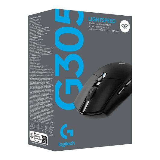 Souris gaming LOGITECH G305 black sans fil