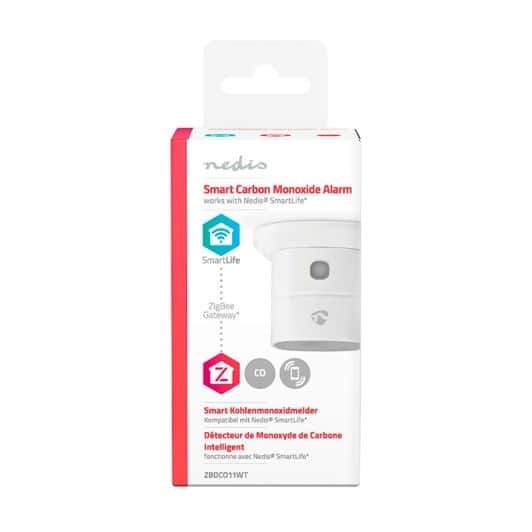 Détecteur monoxyde de carbone Zigbee 3.0 NEDIS