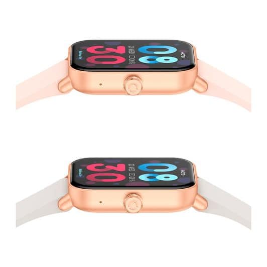 Montre connectée ECHO Rainbow Lite Rose + bracelet Gris