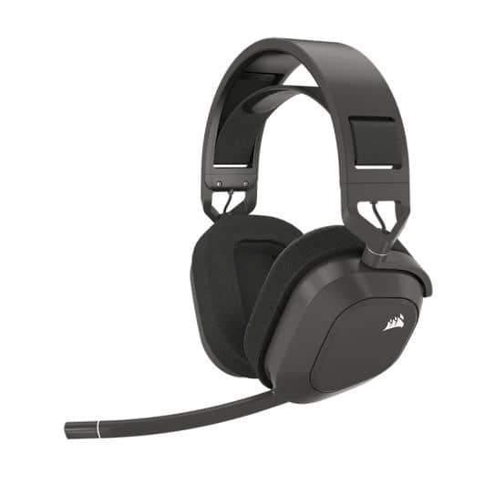 Casque gaming CORSAIR HS80 MAX steel gray sans fil