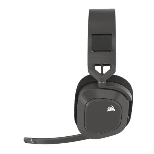 Casque gaming CORSAIR HS80 MAX steel gray sans fil