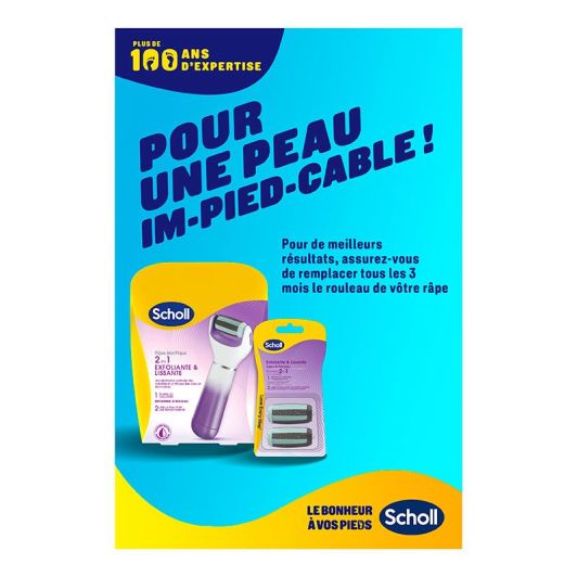 Rape SCHOLL : Coffret rape + 2 rouleaux