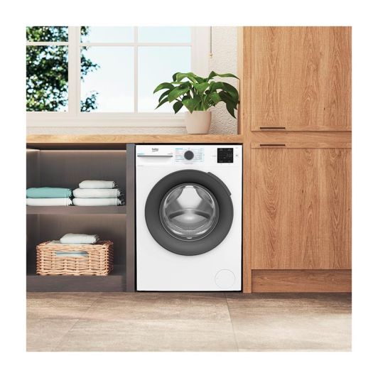 Lave-linge hublot 8 kg BEKO BMEDWFT38411 