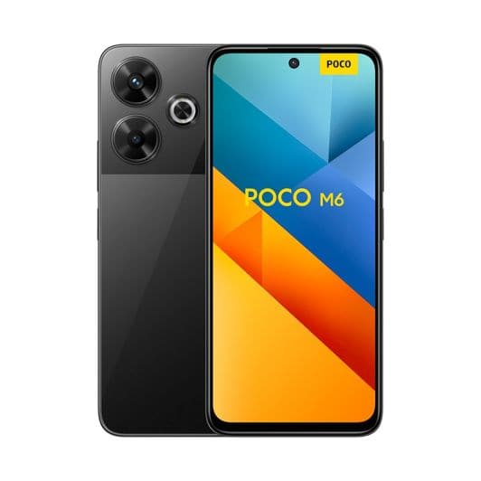 Smartphone XIAOMI POCO M6 Noir + Buds6 + Watch 5 Active