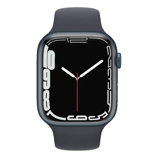 Montre Connectée APPLE WATCH Série 7 45mm Noir Reconditionnée Grade A+