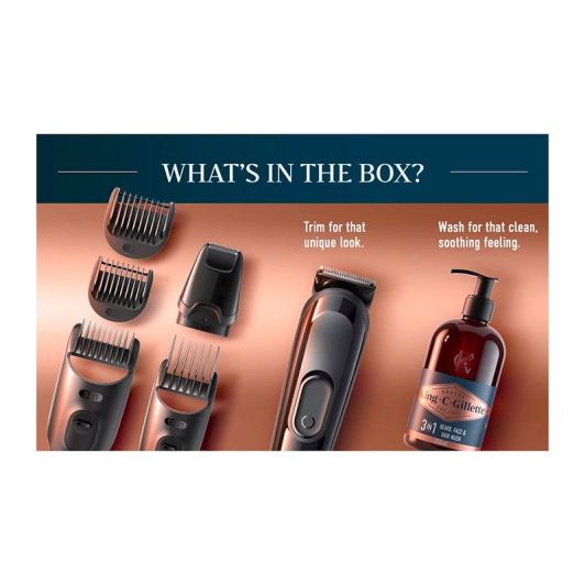 Tondeuse barbe KING C GILLETTE Perfect Style kit   