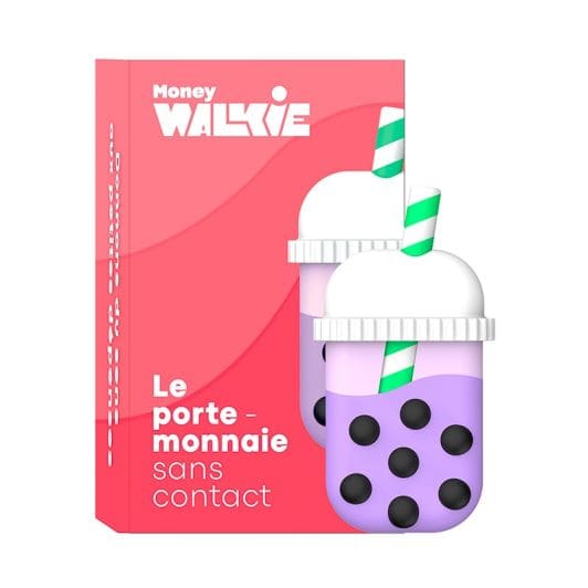 PORTE MONNAIE SANS CONTACT MONEY WALKIE BUBBLE TEA 