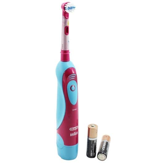 Brosse à dents électrique à piles ORAL-B Stages Power cars ou princesses