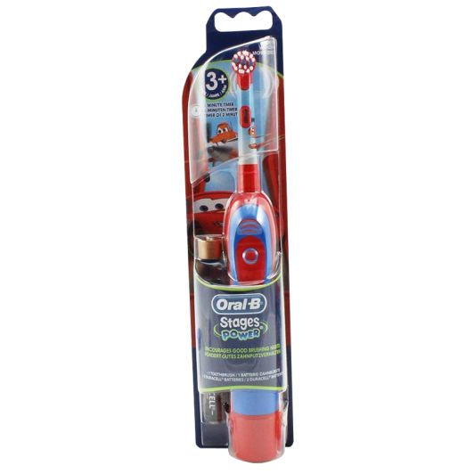 Brosse à dents électrique à piles ORAL-B Stages Power cars ou princesses