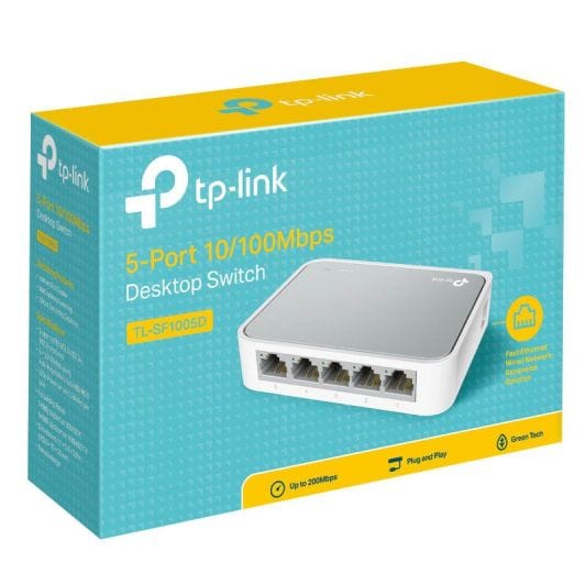 SWITCH TP-Link TL-SF1005D - 5 ports 10/100 mbps 