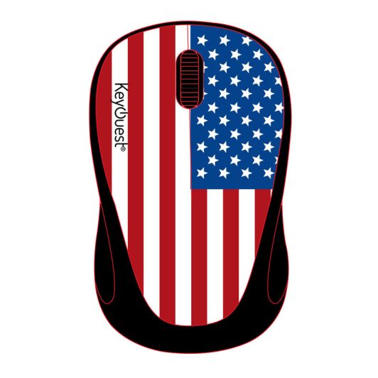 Pack Souris sans fil + tapis USA