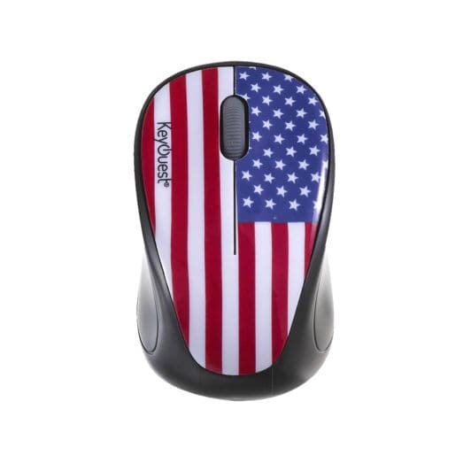 Pack Souris sans fil + tapis USA