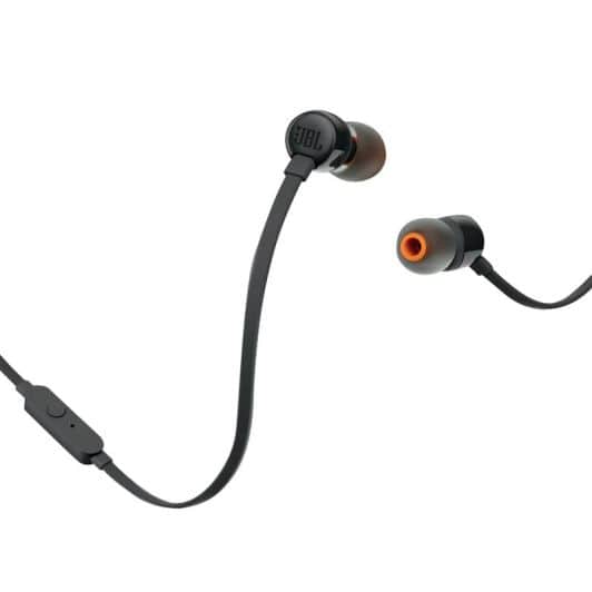 Ecouteurs filaires JBL T110 noir