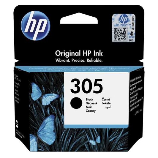 Cartouche d’encre noire HP 305 authentique