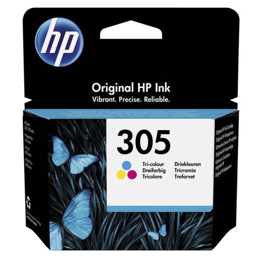 Cartouche d’encre trois couleurs HP 305 authentique