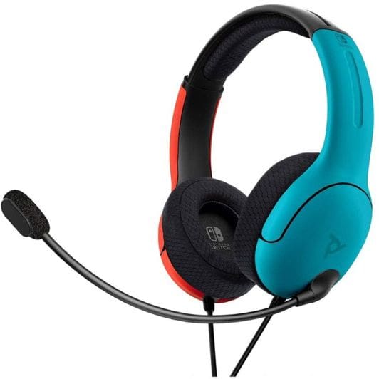 Casque gaming PDP LVL40 SWITCH bleu/rouge