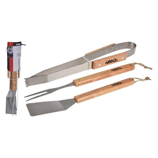 Set de 3 accessoires barbecue 