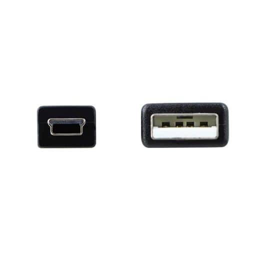 Câble USB EDENWOOD vers mini USB noir 1,80m