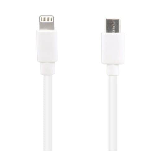 CABLE EDENWOOD LIGHTNING USB C 1M BLANC 