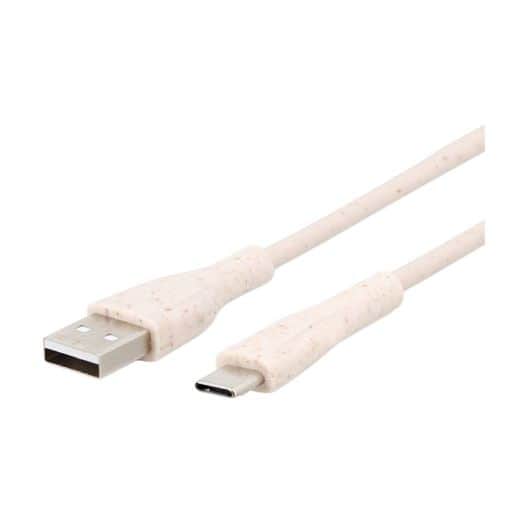 CABLE EDENWOOD USB C 1M RECYCLED MATERIALS 