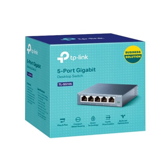 SWITCH TP LINK SG105 5 Ports ALU  - Gigabit